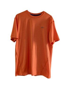 Rawlings Men's Crew Neck Performance Short Sleeve T-Shirt, Orange, Size Large